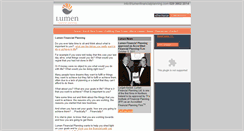 Desktop Screenshot of lumenfinancialplanning.com
